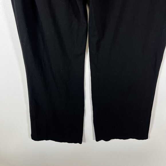 Betabrand Yoga Dress Pants 2XL Womens Tall Bootcut Black Rayon Blend Comfort - Picture 7 of 7